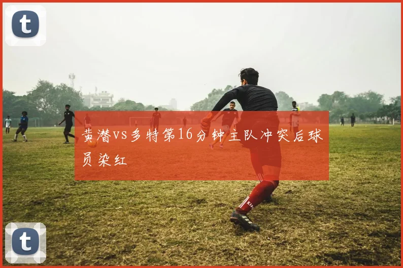 黄潜vs多特第16分钟主队冲突后球员染红